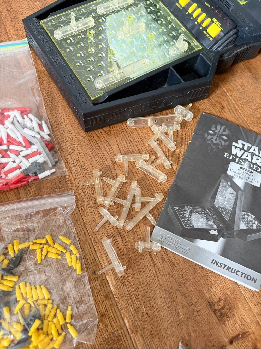 Star Wars Electronic Talking Galactic Battle Space Game Tiger Battleship 1997